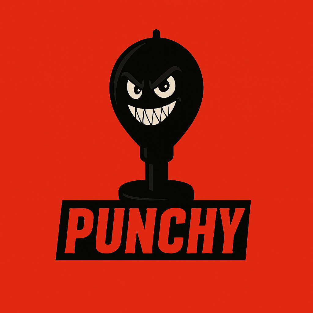 Punchy™ – Biurkowy Worek Bokserski Antystresowy